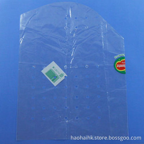 PE abnormal shape fruit bags with many holes